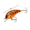 thumbnail image 4 of Bandit Series 100 Crankbait 2" Brown Crawdad Orange Belly 1/4 oz., 4 of 6