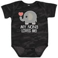 thumbnail image 3 of Inktastic My Nona Loves Me Grandchild Boys or Girls Baby Bodysuit, 3 of 5