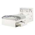 thumbnail image 2 of South Shore Spark, Contemporary Bed, Twin White, 2 of 8
