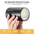 thumbnail image 2 of Luz estroboscópica Flash Godox AD100 Pro AD100pro Speedlite de 100 W TTL, 2 of 7