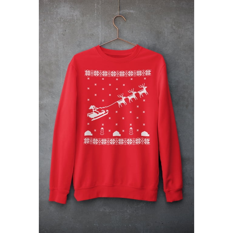 Wild Bobby Let It Snow Jon Snow Ugly Christmas Sweater Tee - Game Of Thrones Graphic T-Shirt, Black, X-Large