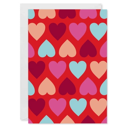 American Greetings Valentine's Day Card Bundle for Single Design, Heart Pattern (12-Count)