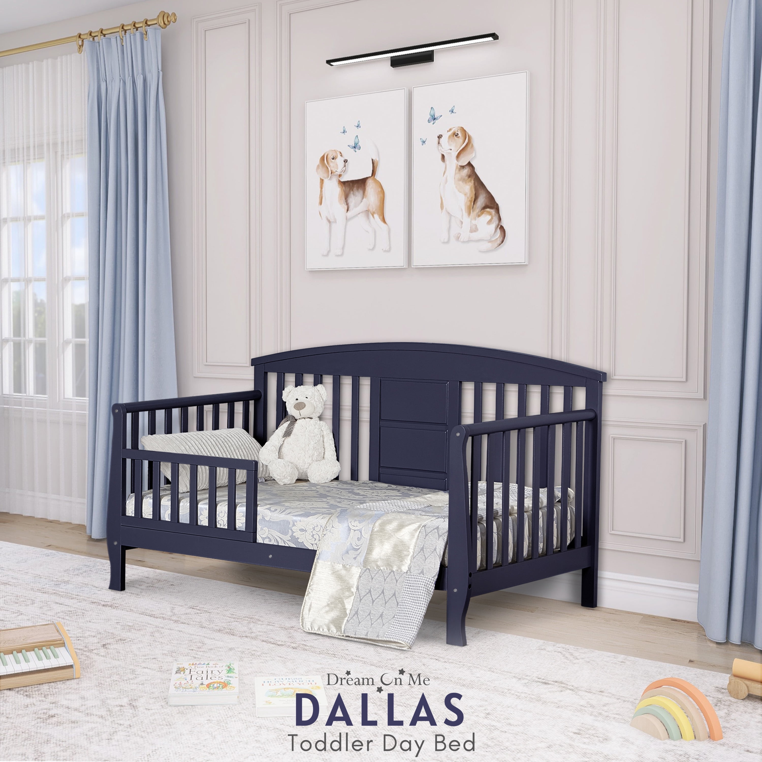Dream On Me Dallas Toddler Day Bed ,Navy