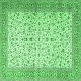 thumbnail image 1 of Ahgly Company Indoor Square Persian Emerald Green Traditional Area Rugs, 4' Square, 1 of 4