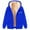 Blue, variant on Christian Jacket for Women Winter Warm Heavyweight Long Sleeve Zip Up Hooded Sweatshirt with Pockets Coat Outerwear