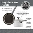 Farberware 14Piece Easy Clean Pro Marble Pots and Pans Set/Cookware