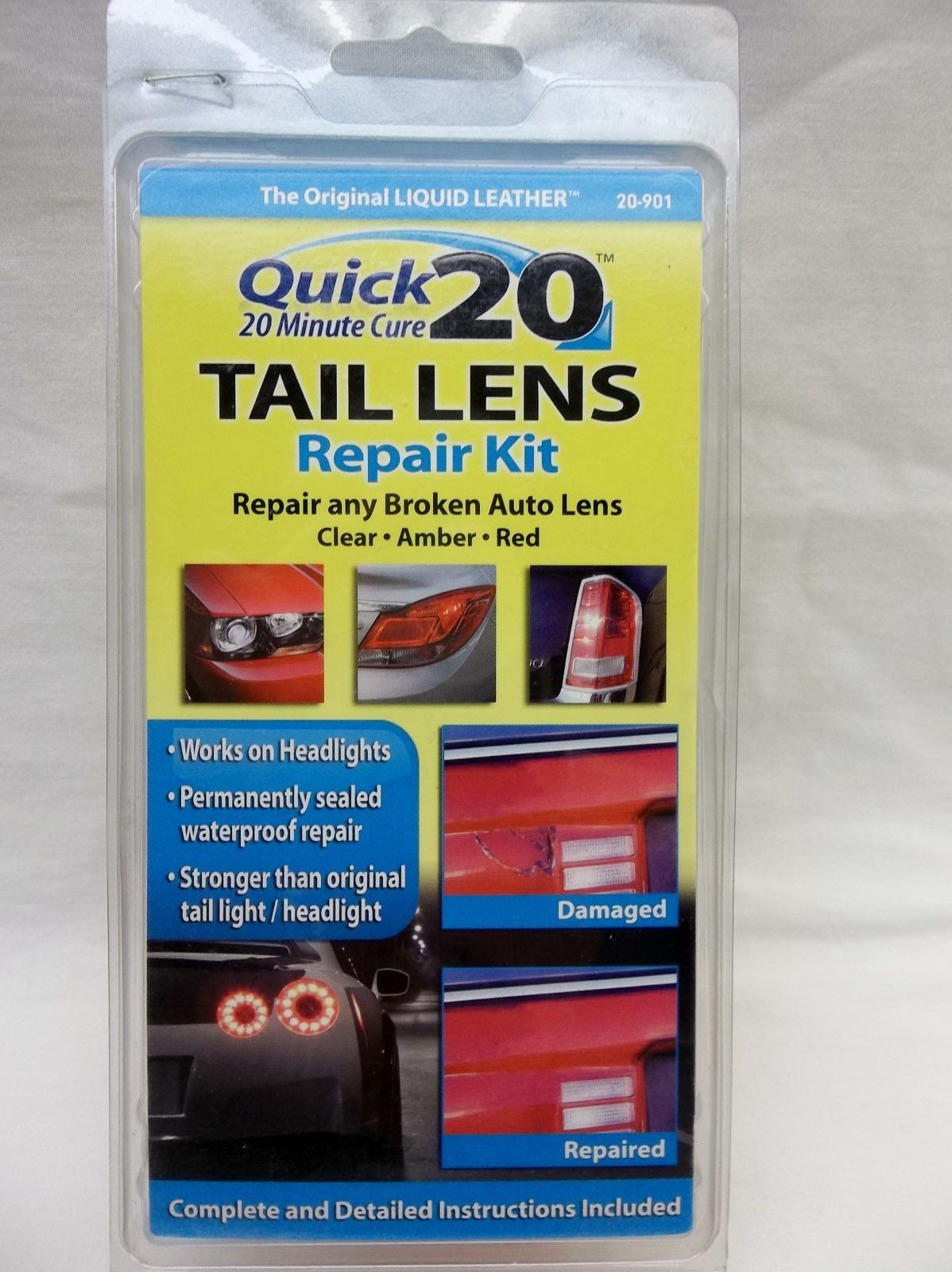 Liquid Leather Headlight & Tail Light Lens Repair Kit (20901