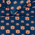 thumbnail image 5 of Auburn Tigers Sheet Set Choose From Your Size and Color Blue Microfiber Twin XL N/A, 5 of 5