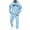 Light Blue, variant on HXWCHs Men Women Two Piece Outfits Sets Letter Print Hoodie Jogger Pants Casual Streetwear Travel Activewear Sweat Suits Size: S Light Green