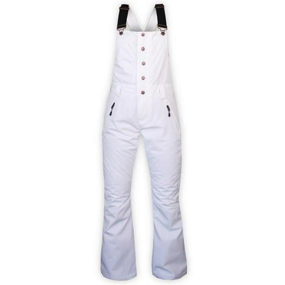 BOULDER GEAR Adult Female Marvel II Winter Sports Bib, Color: White , Size: 6
