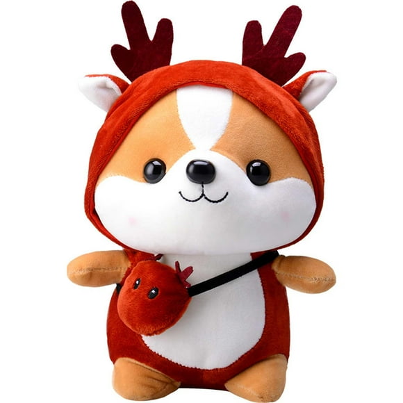 Creative Squirrel Doll Yellow Green Cute Red Soft Pink teenager Toy-HAPDEN