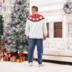 thumbnail image 3 of Trajes navideños familiares a juego en rojo Patrón de Papá Noel, 3 of 5