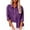 Purple 1, variant on Ltctricy Womens Cotton Linen Plus Size Tops Casual Loose Button Down Shirts Fall Fashion Blouse with Pockets