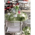 thumbnail image 5 of Outdoor Tablecloth with Umbrella Hole for Patio/Picnic/Party/Camping, Abstract Bohemia Waterproof Table Cloth Round Cover Washable, Modern Minimalist Texture Olive Green (Dia 54"), 5 of 9