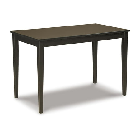 Signature Design by Ashley Kimonte Rectangular Dining Room Table  Black