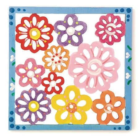 Floral Wood Trivet Craft Kit (Pack of 12)