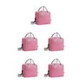 thumbnail image 2 of maskred Insulated Portable Food Fresh And Delicious On Go Polyester Portable With Should Strap Cooler Bags rose red 5Set, 2 of 6