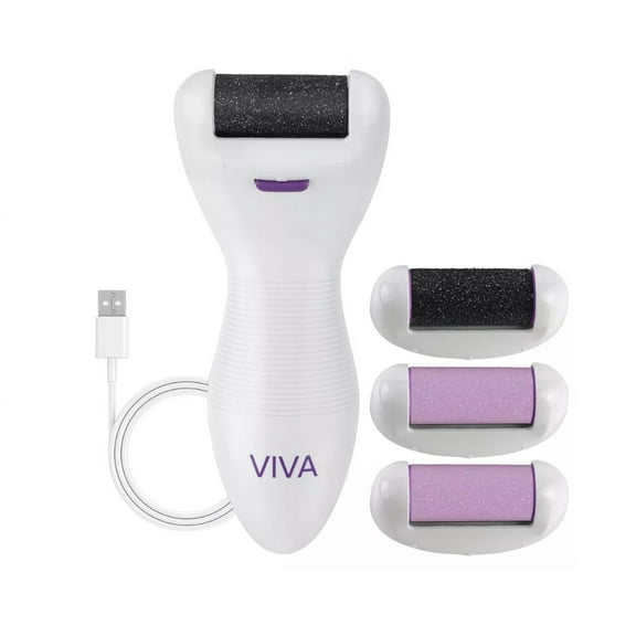 Spa Sciences VIVA Deluxe Foot Smoother, Cordless, Rechargeable, One Size