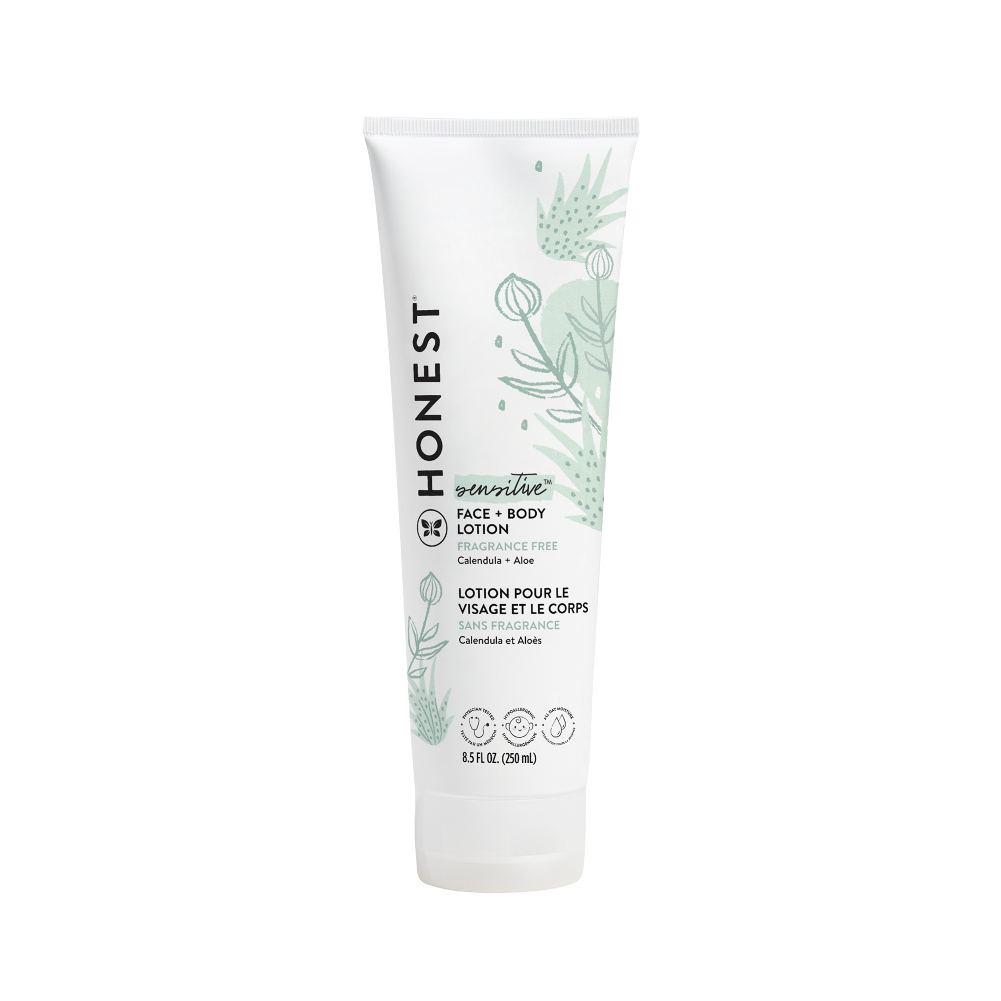 The Honest Company Baby Face & Body Lotion, Fragrance-Free, 8.5 fl oz photo 1