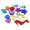 stylea, variante sur 110 Pcs Gemmes Acryliques Little Mermaid Décorations de Fête Coquillages Décorations de Table Aquarium Décorations de Maison Style A Taille Unique