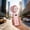 #0608-Pink, variant on Kieccall Ice Feel Neck Hanging Portable Handheld Fan with Digital Display High Wind for Outdoor Summer Heat Relief