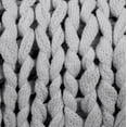 thumbnail image 5 of Gray Chunky Knit Throw Blanket, One Size, by Noble Linens, 5 of 5