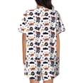 thumbnail image 3 of Lsque Pirate Theme Women's Short-Sleeved Pajama Set - 2 Piece Soft and Lightweight Sleepwear Set-Medium, 3 of 9