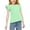 Mint Green, variant on Mgmyaa Short Sleeve T-Shirt for Girls with Cute Flying Flutter Sleeves Summer 1/4 Sleeve Blouse Casual Ruffle Tee Tops