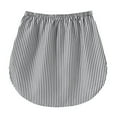 thumbnail image 5 of Inevnen Women's Layering Fake Top Lower Sweep Skirt Cotton Half-Length Shirt Extender, 5 of 7