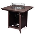 thumbnail image 4 of WestinTrends Helios 42" Modern Outdoor Patio Gas Propane Square Fire Pit Table (Rocks Not Included), Dark Brown, 4 of 14