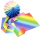thumbnail image 2 of 174 hojas de papel plegable de forma cuadrada, coloridas, de doble cara, para manualidades de origami creativas (color degradado)., 2 of 7
