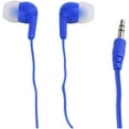 Onn Basic InEar Headphone Earbuds Blue