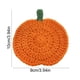 thumbnail image 3 of Posavasos de Calabaza Tejido a Mano a Crochet | Decoración Otoñal para Acción de Gracias y Halloween | 9 Cm de Diámetro | Material: Poliéster | 1 Unidad, 3 of 6
