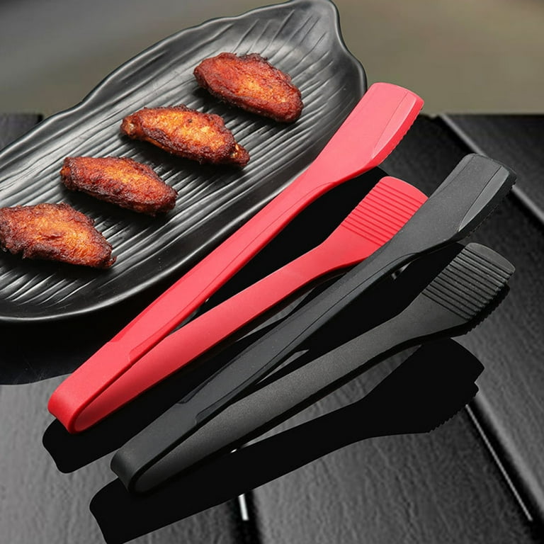 2Pcs Barbecue Tongs Meat Stainless Steel BBQ Tongues Durable