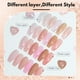 thumbnail image 2 of Set de esmaltes de uñas en gel FZANEST Jelly Nude 6 colores con lámpara UV/LED, 2 of 7