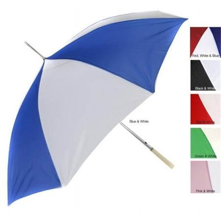 48 inch Automatic Umbrella (Case of 24) - Blue/ White - 065-G24BL