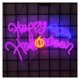 thumbnail image 1 of Letrero De Neón Happy Halloween Con Luz LED De Calabaza Y Murciélago Regulable Por USB Para Ventanas De Dormitorios Decoración De Fiestas 40cmx23.6cm, 1 of 6