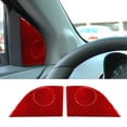 thumbnail image 1 of Real Bright Soft Car Interior Carbon Fiber Sticker Decoration4Pcs Red Carbon Fiber Interior Door Pillar Cover For Chevrolet Sonic 12-16Auto Car Protection Interior Accessories, 1 of 8