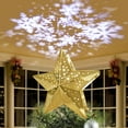 thumbnail image 1 of Décorations de Sapin de Noël Projecteur Décorations Or, 1 of 7