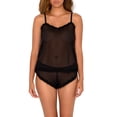 thumbnail image 4 of Smart & Sexy Women's Sheer Mesh with Lace Trim Cami and Shorts Lingerie Sleep Set, 4 of 5