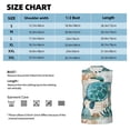thumbnail image 6 of Uemuo Watercolor Sea Turtle Pattern Men's Sleeveless T-Shirt,Muscle Athletic Tank Top, Moisture-wicking Quick-dry Breathable Classic Tee Top for Gym Run Outdoor Sports-Medium, 6 of 8