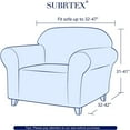 thumbnail image 3 of Subrtex Housse de Canapé Extensible 1 Pce Antidérapante, Motif à Grille Texturée, 3 of 6