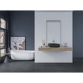 thumbnail image 5 of 16 x 16 in. Square Matte Black Finish Ceramic Bathroom Vessel Sink, 5 of 10