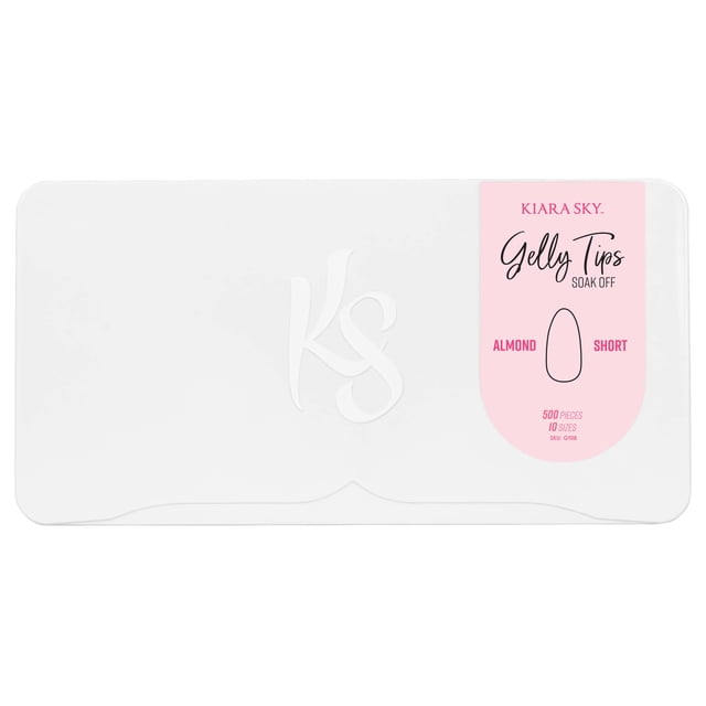 Extensiones de uñas Kiara Sky Gelly Tips Soak Off Soft Gel 500 unidades