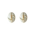 thumbnail image 6 of Faty-T Vintage-style high-end earrings with a sense of sophistication. Unique and minimalist luxury fashion. Antique-style earrings with a touch of artistic charm. Elegant and fashionable earrings., 6 of 62