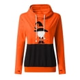 thumbnail image 4 of Sudadera Para Mujer, Sudaderas de Cuello Redondo, Blusa de Manga Larga Con Estampado de Festival Informal A La Moda, Jersey Con Cuello Apilado, Tops, Sudadera Odeerbi ODB132694, 4 of 5
