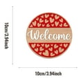 thumbnail image 3 of Dsscvnef Ensemble de Table en Liège avec Cœur pour la Saint-Valentin Design Rond Naturel pour Chambre Bar Fête 8 Pcs, 3 of 9