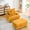 Orange, variant on Luxury Corduroy With Cup Holder And Materials Modern Armchair Built-in