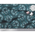 thumbnail image 2 of Soimoi Poly Georgette Fabric Artistic Floral Ethnic Print Fabric by Yard 42 Inch Wide, 2 of 3