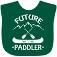 thumbnail image 3 of Inktastic Canoe Future Paddler Boys or Girls Baby Bib, 3 of 4